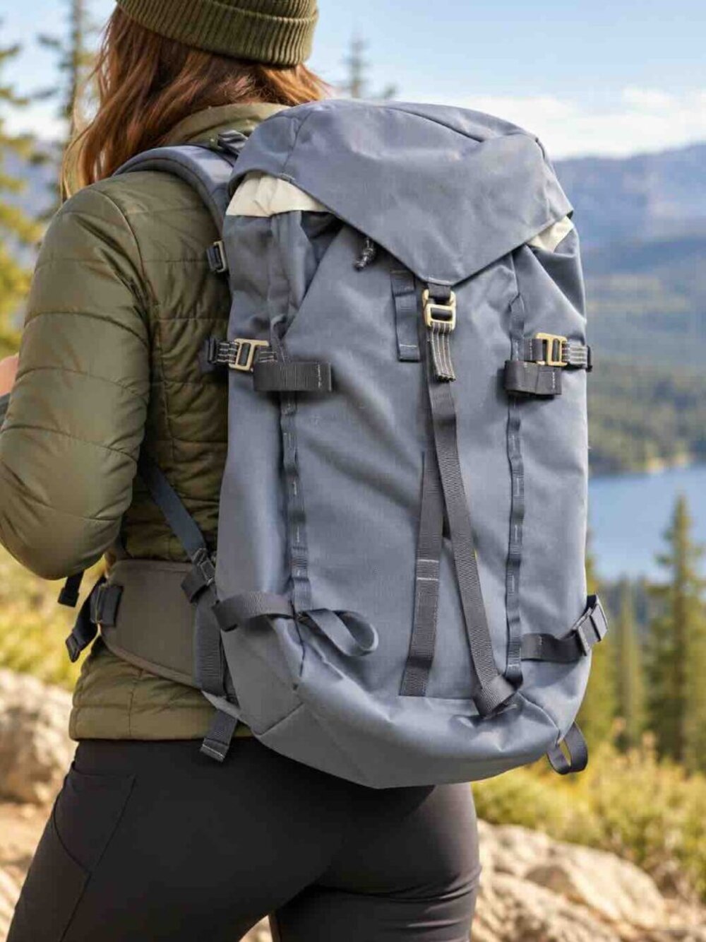 Fjällräven Bergtagen 38 S/M 38L Mountaineering Hiking Backpack Blue